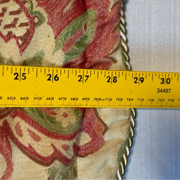 BILTMORE for your home Standard Festival Floral pillow Sham tapestry w/ cording - Picture 10 of 16